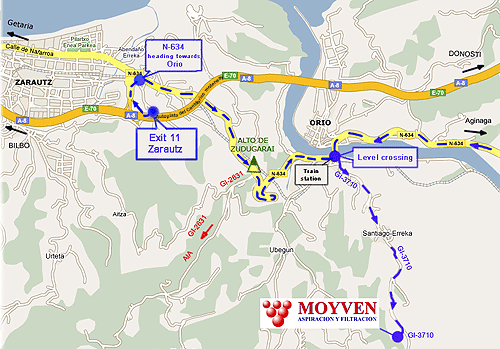 Map to get to Moyven: 